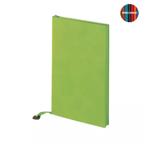 4110 F.Yeşili Yumuşak Kapaklı Not Defteri - Ebat: 10 x 17 cm