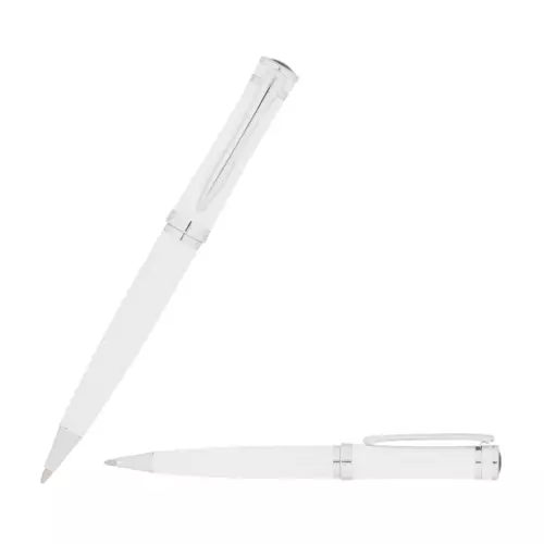 658-T Beyaz Metal Tükenmez Kalem